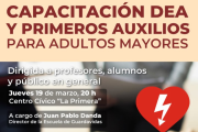 Capacitación DEA y Primeros Auxilios para adultos mayores