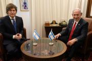 Milei viajó a Israel para reunirse con Netanyahu en plena guerra