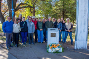 Homenaje y memoria: acto en la plazoleta Castelló para recordar el hundimiento del ARA General Belgrano