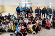 Generar conciencia: brindan charlas de Educación Vial en la Escuela Nº 8