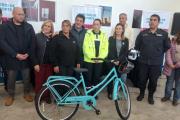 Realizan jornada de capacitación vial con entrega de equipamiento