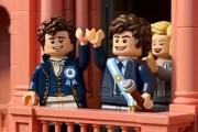 Transformado en LEGO, Milei celebró el 25 de Mayo junto a Belgrano