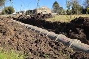 Avanza importante obra de desagües pluviales en Carlos Casares