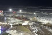 Un potente ciclón extratropical devastó la Costa bonaerense con olas de siete metros