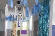 Envión palpita el Mundial con decoración celeste y blanca y un prode