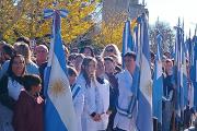 Más de 800 alumnos prometieron lealtad a la Bandera en Plaza Belgrano