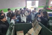 Estudiantes casarenses conocieron el circuito de reciclado en el CEPROCC