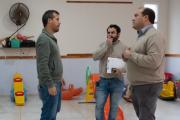 El intendente Recoulat supervisó el avance de las obras en Beruti