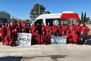 Con un trenquelauquense, partió la brigada de Bomberos a Venezuela