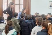 Alumnos del Jardín Marianista visitaron el Palacio Municipal