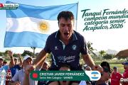 “Tanqui” Fernández se coronó campeón mundial senior de Footgolf en México