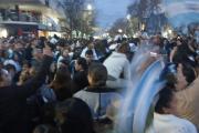 Plaza Belgrano de fiesta: una multitud nuevejuliense celebró el triunfo argentino