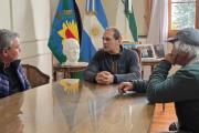 Stadnik analizó la situación hídrica con productores del Cuartel VI