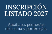 Abrieron las inscripciones para el Listado 2027 de auxiliares de la educación en Pehuajó
