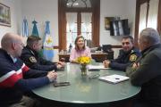 Gentile analizó medidas para reforzar la seguridad en el distrito