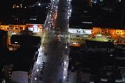 El Municipio finalizó el recambio de luminarias LED en la avenida Simini-Oro