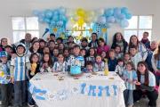 Casa del Niño festejó los cumpleaños de junio con temática mundialista