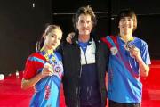 Dos jóvenes taekwondistas nuevejulienses subieron al podio en Brasil