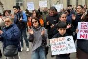 Masiva marcha en Bolívar por la ola de envenenamiento de perros
