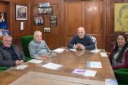 Zurro recibió a autoridades de los Bomberos Voluntarios de Pehuajó