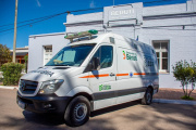 Beruti incorporó una ambulancia totalmente equipada y una combi para traslados