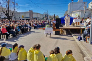 Bragado celebró a Santa Rosa de Lima con la tradicional procesión por las calles céntricas