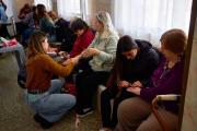 Jóvenes de Envión llevaron sus talleres a la Residencia de Adultos Mayores