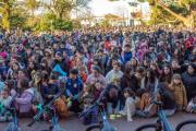 Una multitud celebró el Día de la Niñez en la Plaza San Martín
