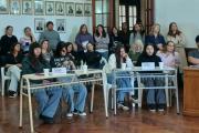 Estudiantes nuevejulienses asumieron por un día el rol de concejales
