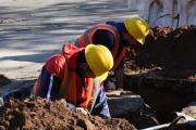 La obra de gas para el barrio Aramendi demandará 1.700 metros de cañería