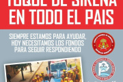 Bomberos Voluntarios de todo el país harán sonar sus sirena en reclamo