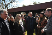 Karina Milei y Diego Santilli visitaron Lincoln para una jornada de doma