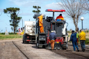 Se inició el fresado de la calle Soldado del Desierto en Garré