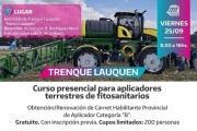 Curso anual y obligatorio para Operarios y Aplicadores Terrestres de Fitosanitarios