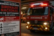 Los Bomberos hicieron sonar sus sirenas en reclamo de fondos nacionales