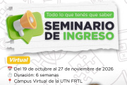 La UTN anunció el inicio del Seminario Universitario