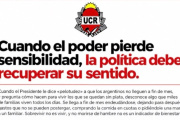 Duro comunicado de la UCR de la Cuarta Sección contra Milei