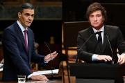 “Dictador” y “Zurdo a mucha honra”: el cruce entre Milei con Pedro Sánchez