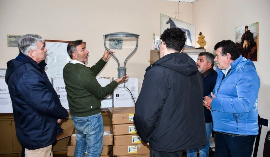 Nuevas luminarias LED para la localidad de Irala